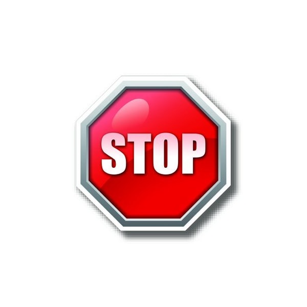 Ergomat 16in OCTAGON SIGNS - Stop DSV-SIGN 256 #1088 -UEN - main